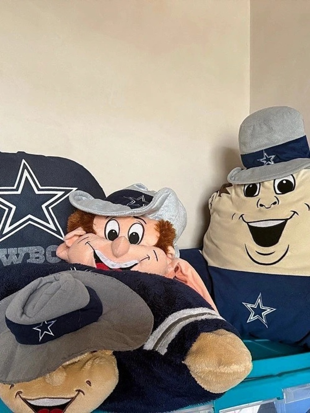 Dallas Cowboys Plush Stuffed Animals Blue Gray